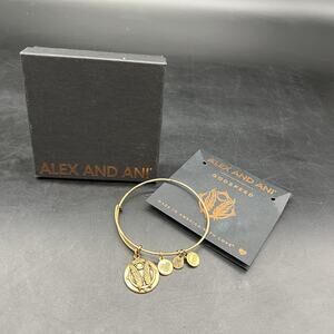 Alex and Ani Godspeed Bracelet Coppure Adjustable Size 2016 w/Original Box